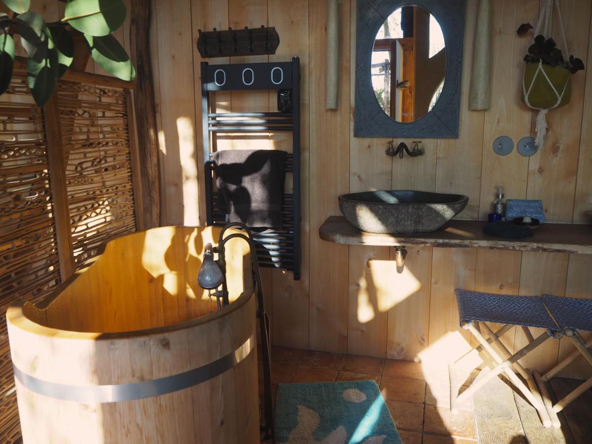 Ecolodge La Belle Verte Saint-Mʼhervé Екстериор снимка