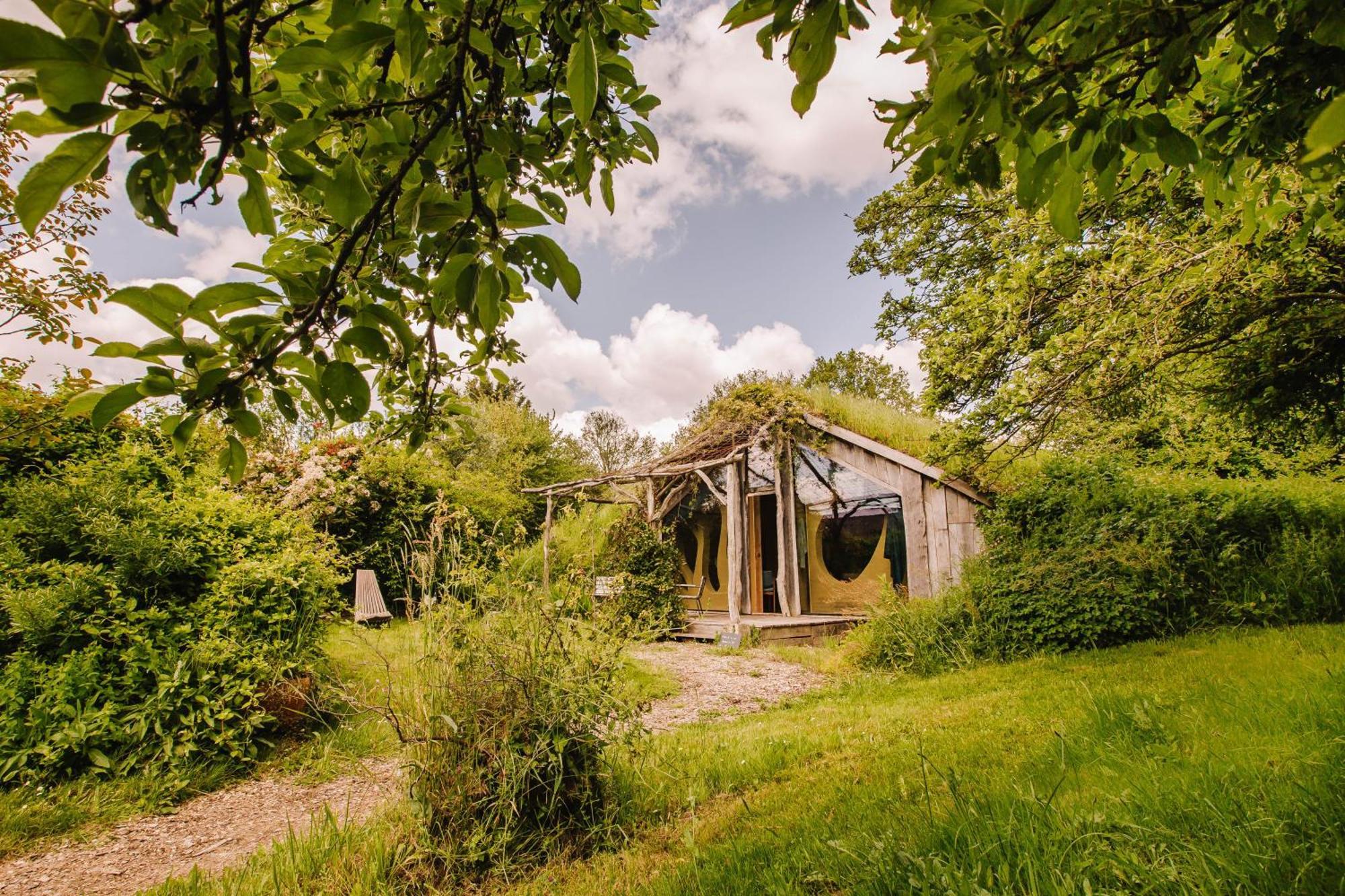 Ecolodge La Belle Verte Saint-Mʼhervé Екстериор снимка