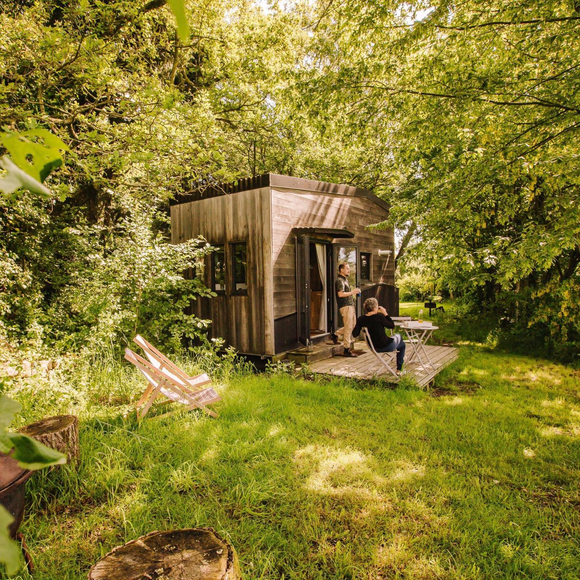 Ecolodge La Belle Verte Saint-Mʼhervé Екстериор снимка