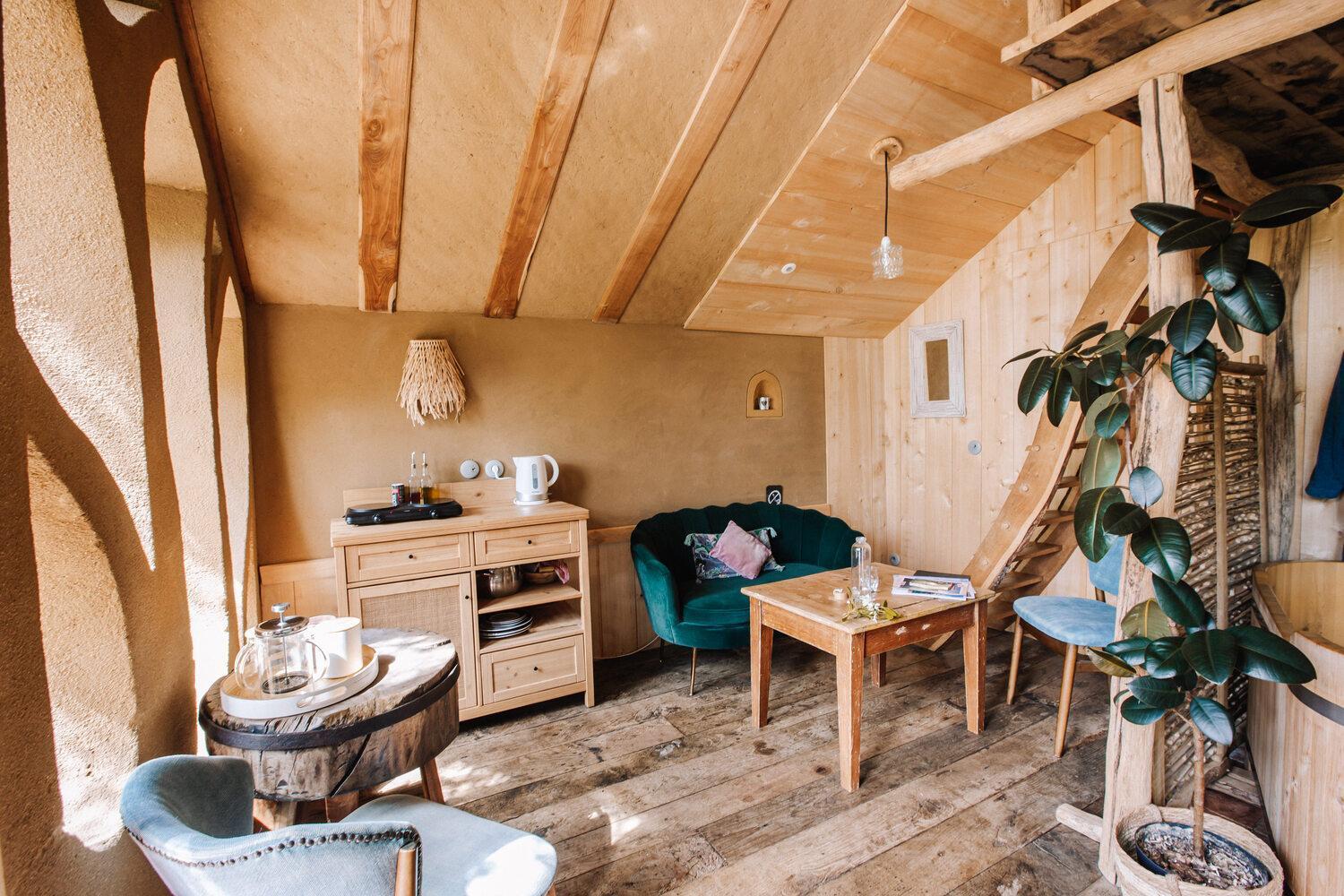 Ecolodge La Belle Verte Saint-Mʼhervé Екстериор снимка